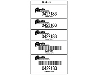 Preprinted Barcode PRO Labels (BCL-1386)