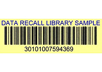 Preprinted Barcode Library Book Labels (BCL-1392)