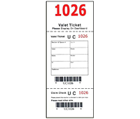 Barcode Valet Hang Tags (BCT-1402)