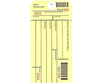 Barcode Inventory Hang Tags (BCT-1405)