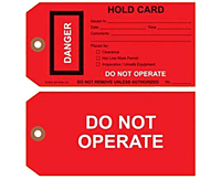 Danger Tags Do Not Operate (DT-1430)