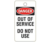 Danger Tags Out of Service (DT-1432)