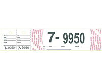 Jumbo Numbered Tags (JNT-1515)