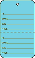 Price Tags (T-1 LT BLUE-S)