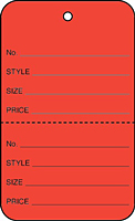 Price Tags (T-1 RED-NS)