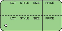 Price Tags (T-3 LT GREEN-NS)