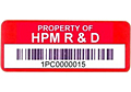 Preprinted Barcode Asset Labels (BCL-1384)