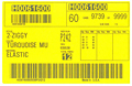 Preprinted Barcode Labels With Variable Data (BCL-1389)