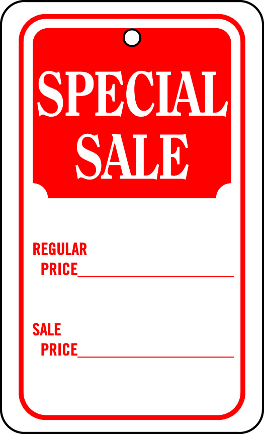 Special Sale Price Tags (Reg/Special)