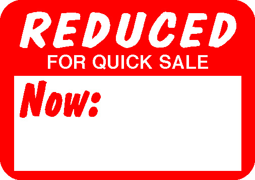 Stickers Reduced for Quick Sale Work Labels NEW #2503 
