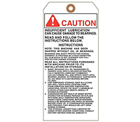 Custom Printed Caution Tags (CT-1421)