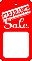 Clearance Sale Tags for Sale (100 Pack) - Buy online – Inform Promotions
