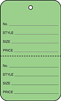 Price Tags (T-1 LT GREEN-NS)