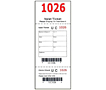 Barcode Valet Hang Tags (BCT-1402)