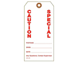 Custom Printed Caution Tags (CT-1419)