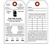 Fire Extinguisher Monthly Safety Inspection Tags (FT-1483)
